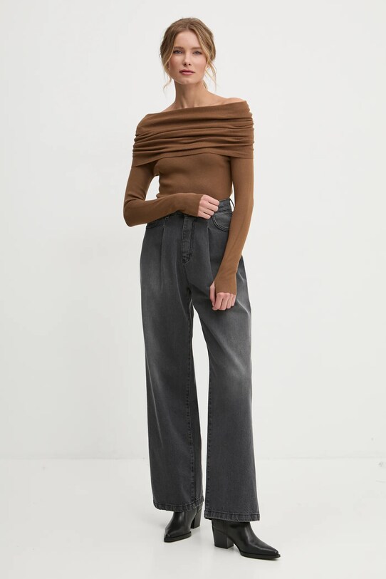 Svetr Answear.LAB hl039.ios hnědá WZ24