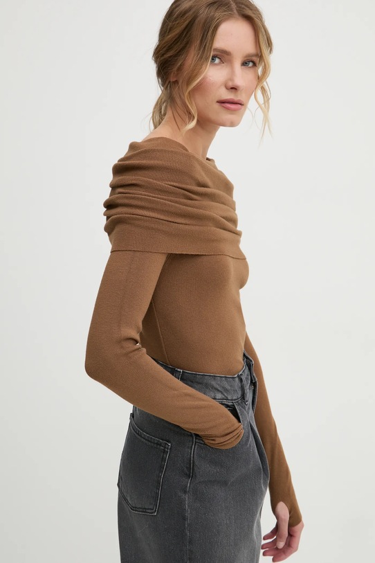 Svetr Answear.LAB hnědá hl039.ios