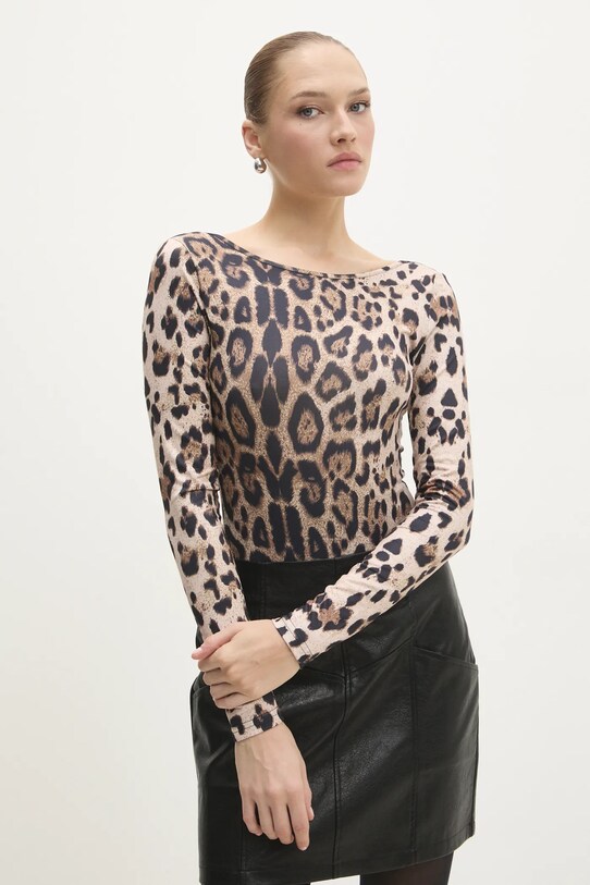 Боді Answear.LAB коричневий MR21777.hos