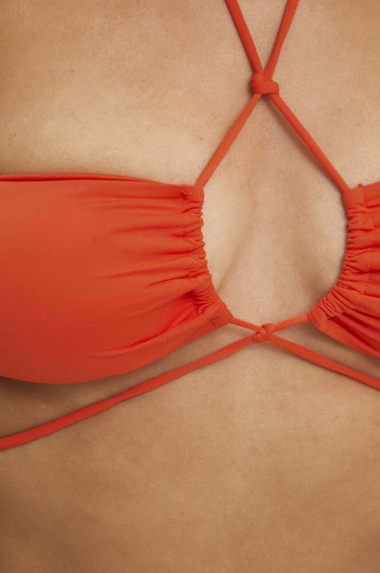 Plavková podprsenka Answear.LAB 39401.gora.HWK oranžová