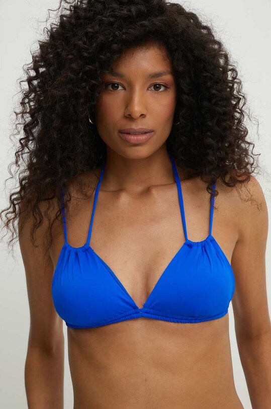 Answear Lab bikini felső melltartó merevítő nélkül kék 33901.gora.HWK