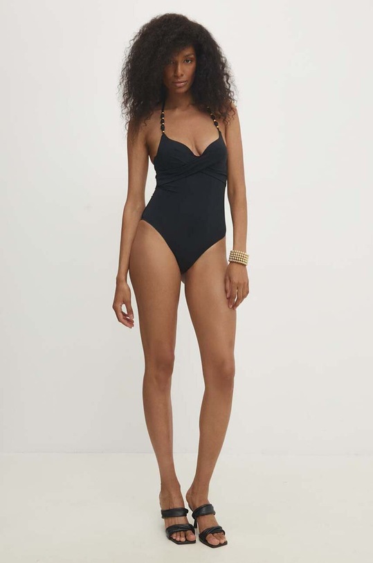 Answear Lab jednoczęściowy strój kąpielowy LX6207.HWK czarny WZ24