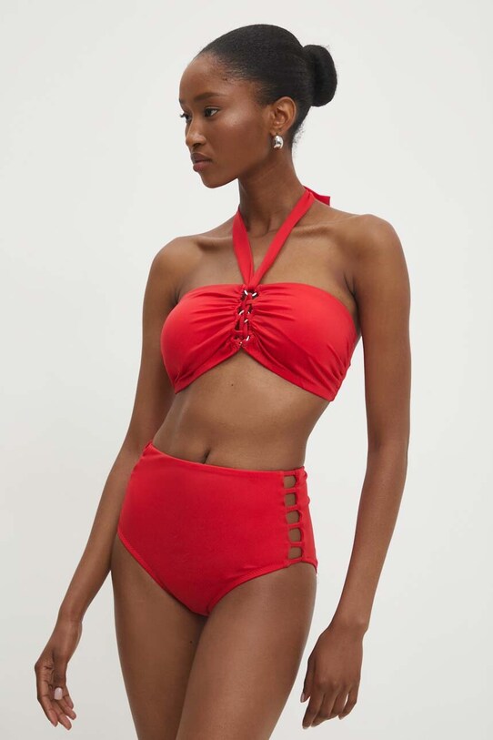 Answear Lab sutien de baie rosu Brig.top.TWK