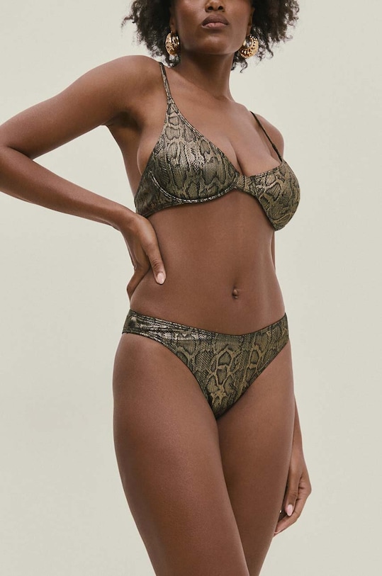 Долнище на бански тип бразилиана Answear.LAB долнище злато hld606.24.d.fh