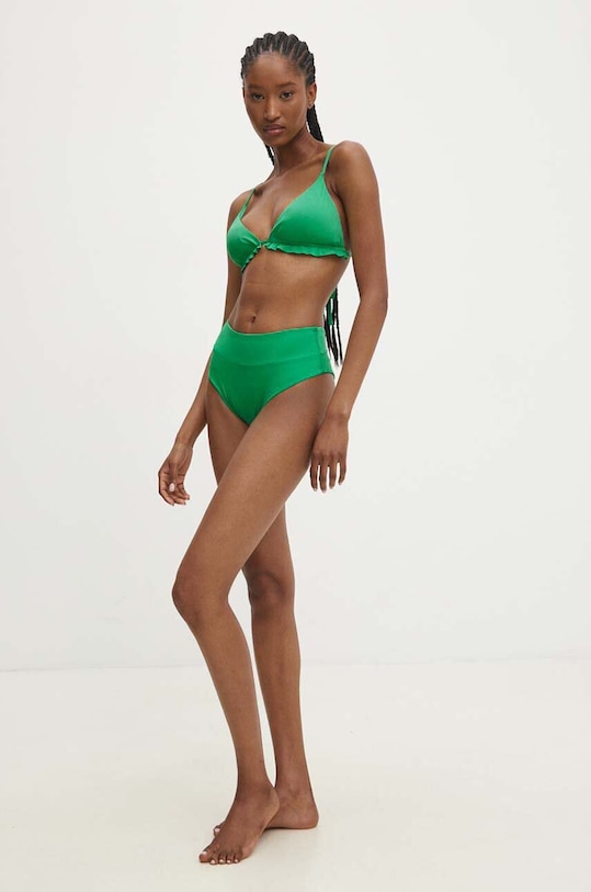 Plavková podprsenka Answear.LAB 410102.GORA.HMS zelená WZ24