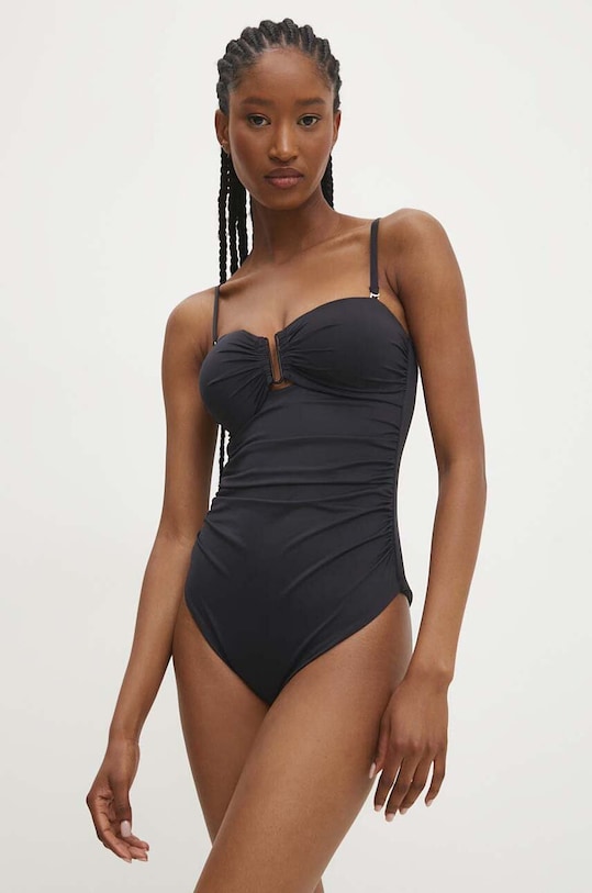 Answear Lab jednoczęściowy strój kąpielowy W30020.HMS czarny WZ24