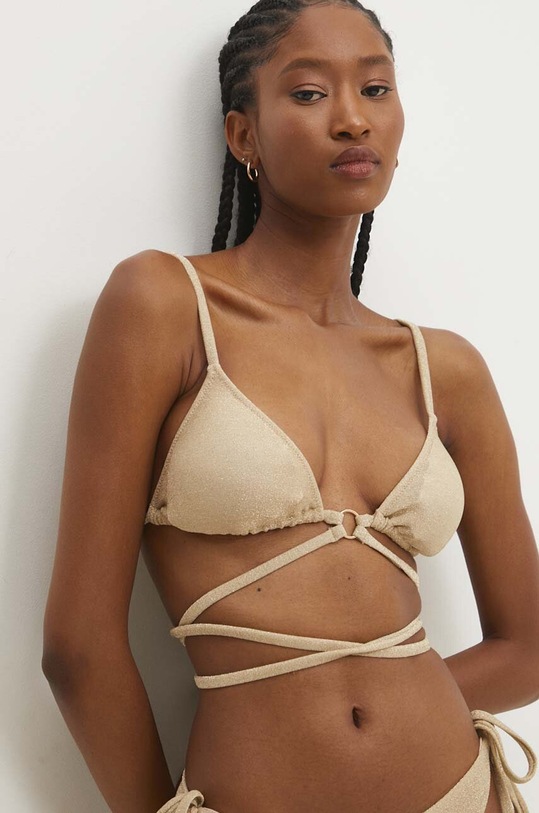 Answear Lab biustonosz kąpielowy bez fiszbinów złoty L1463.gora.HMS