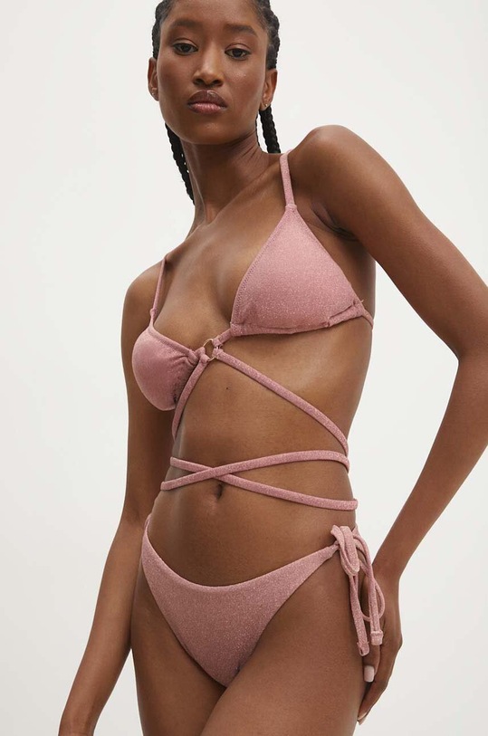 Answear Lab biustonosz kąpielowy bez fiszbinów różowy L1463.gora.HMS