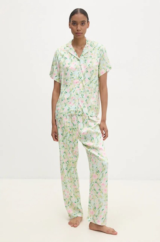 Answear Lab pijama 724.CMS verde WZ24