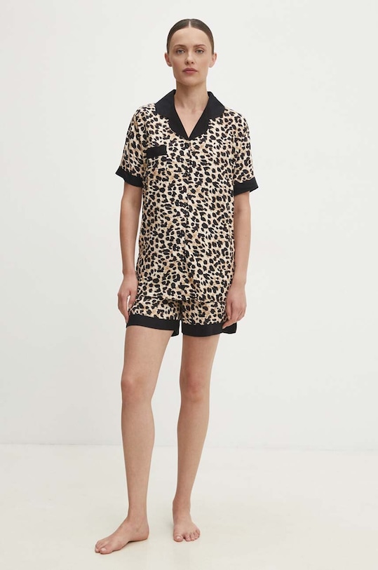 Answear Lab pijama set bej bid03b.tjs