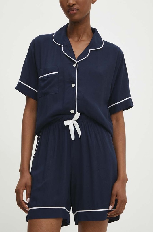 Odjeća Pidžama Answear.LAB bid03d.tjs mornarsko plava