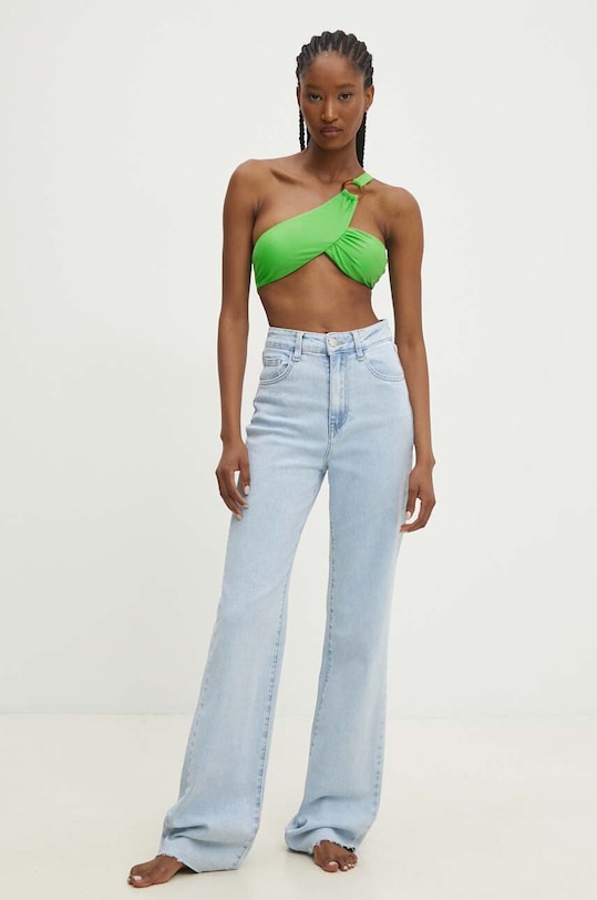 Plavková podprsenka Answear.LAB 3110.gora.ims zelená WZ24