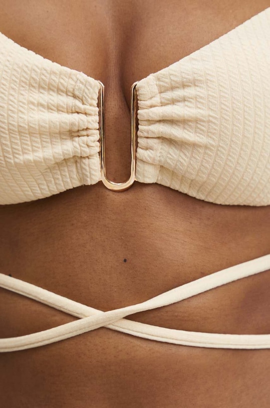 Купальний бюстгальтер Answear.LAB 66141.gora.ims бежевий