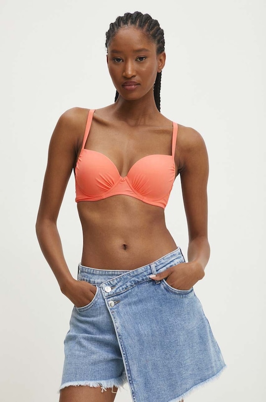 Plavková podprsenka Answear.LAB vrchný oranžová 1101.gora.ims