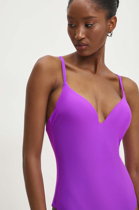 Odzież Answear.LAB jednoczęściowy strój kąpielowy mo3816.ijs fioletowy