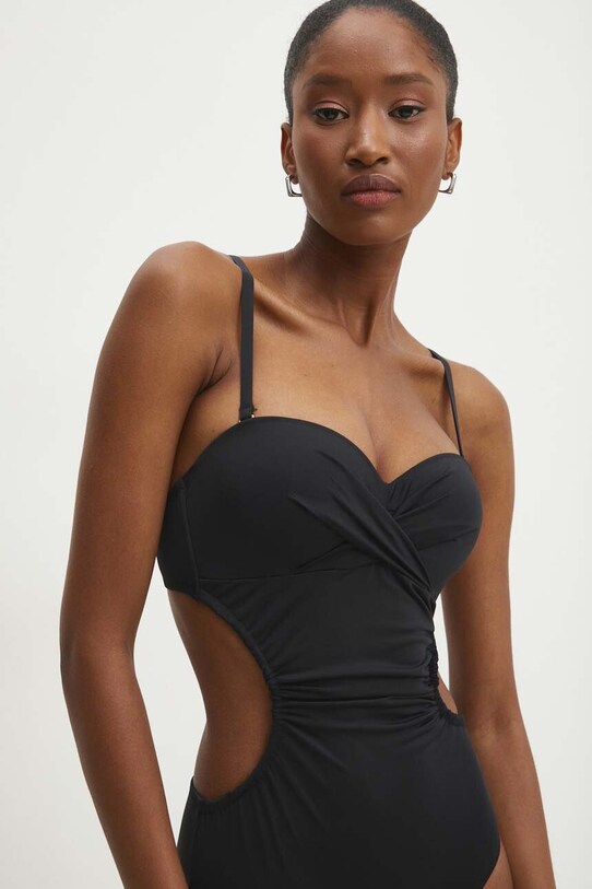 Answear Lab costum de baie dintr-o bucată negru VW1525.fms