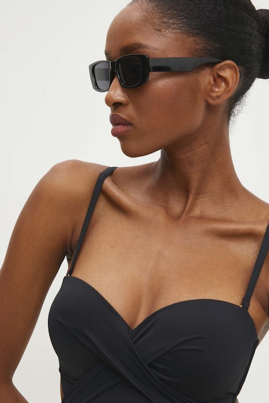 Answear Lab costum de baie dintr-o bucată negru VW1528.fms