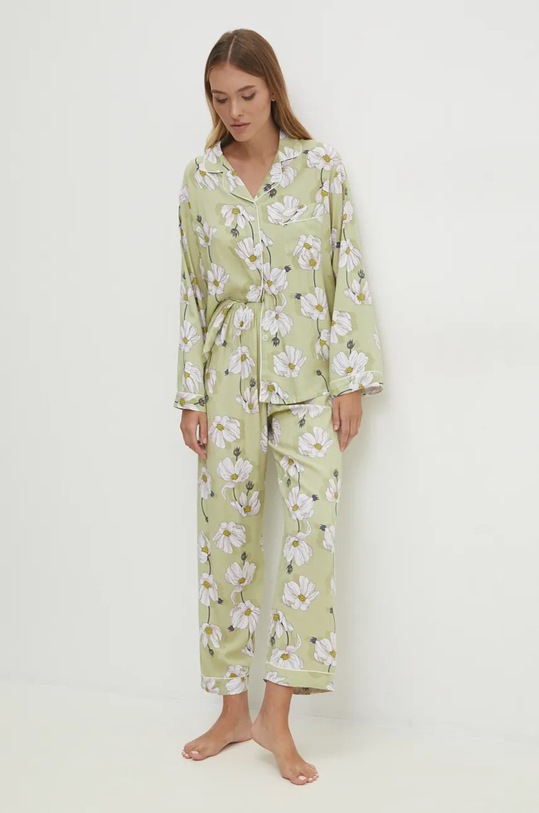 Пижама Answear.LAB трикотаж зелёный 9399.CMS
