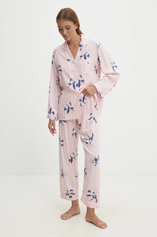 Pyžamo Answear.LAB sada růžová 9400.CMS