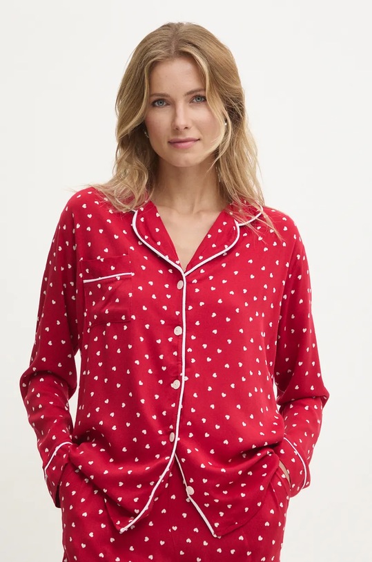 Odzież Answear Lab piżama 60297.tos czerwony