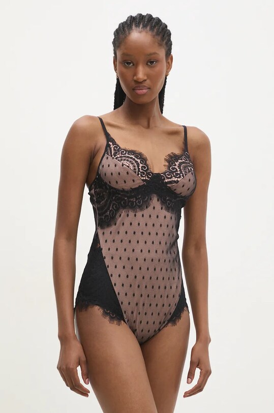 Боди Answear.LAB чёрный 15033.FLK