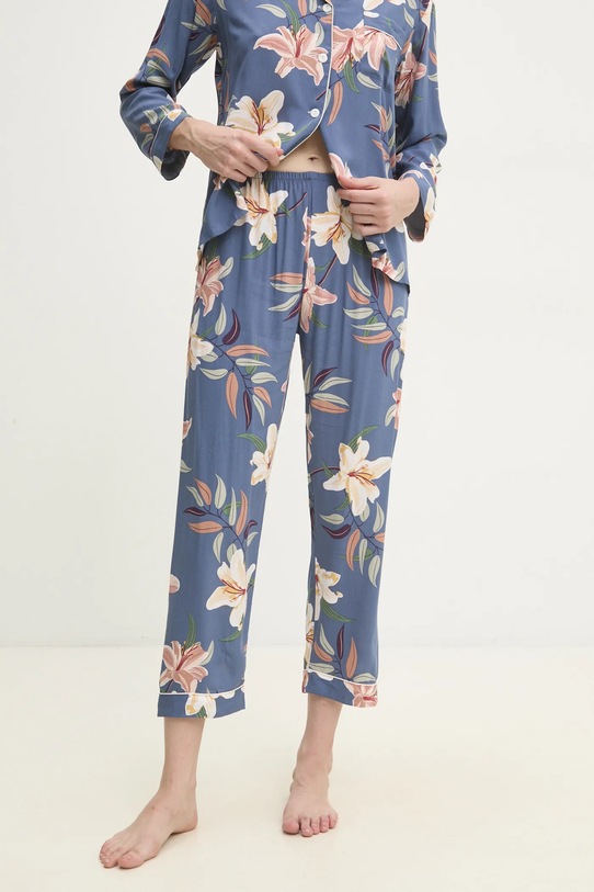 Pyžamo Answear.LAB 1088.CMS modrá