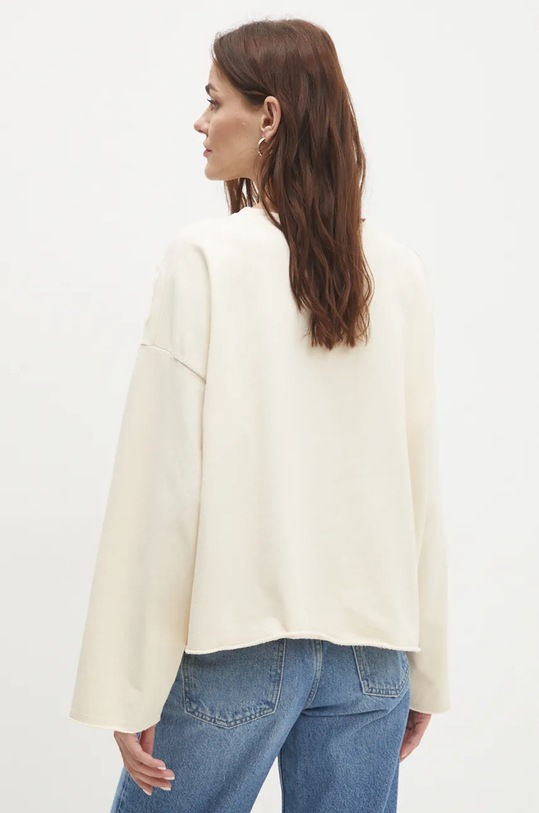 Îmbrăcăminte Answear Lab hanorac de bumbac UFP00118.HWK bej