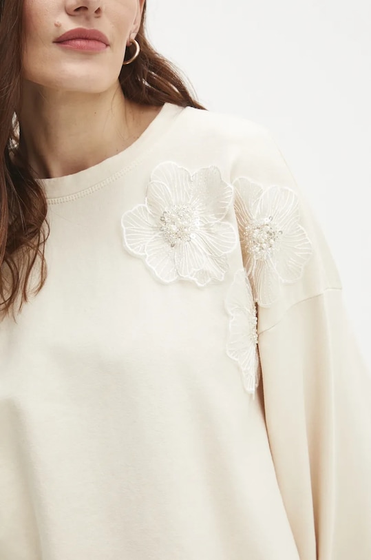 Answear Lab hanorac de bumbac UFP00118.HWK bej