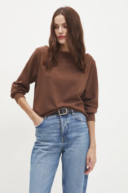 Answear Lab bluza maro f6086.iw
