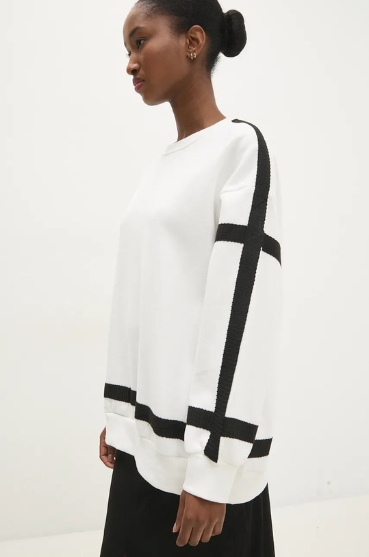 Answear.LAB bluza aplikacja biały MM6992.hms