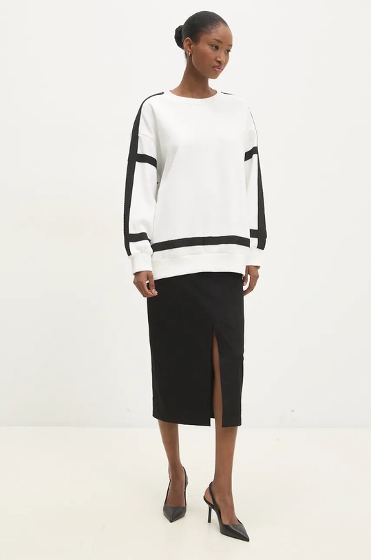 Answear.LAB bluza MM6992.hms biały WZ24