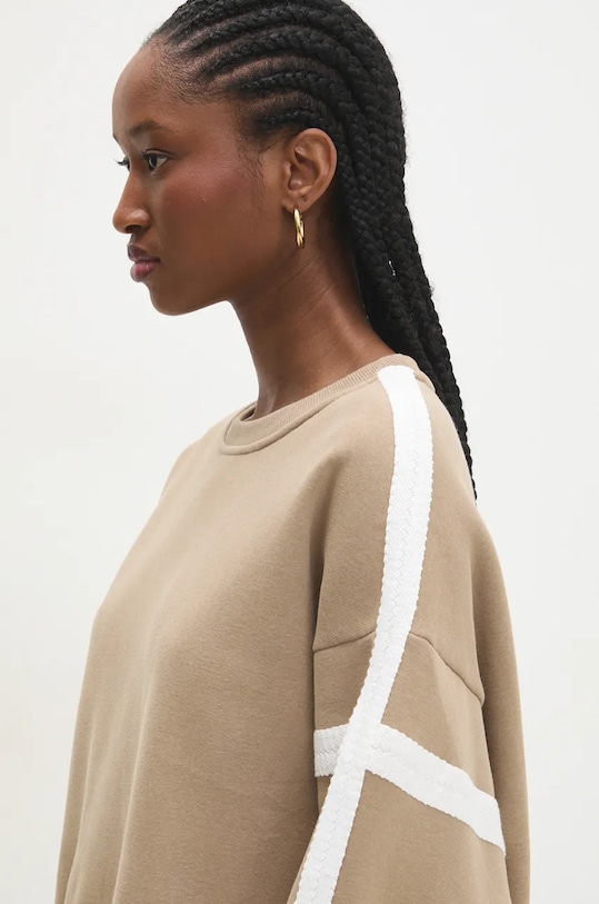 Mikina Answear.LAB hnedá MM6992.hms