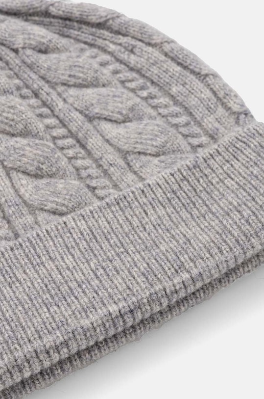 Answear.LAB czapka wełniana 9533.CMS szary WZ24