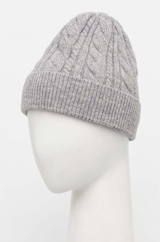 Akcesoria Answear.LAB czapka wełniana 9533.CMS szary