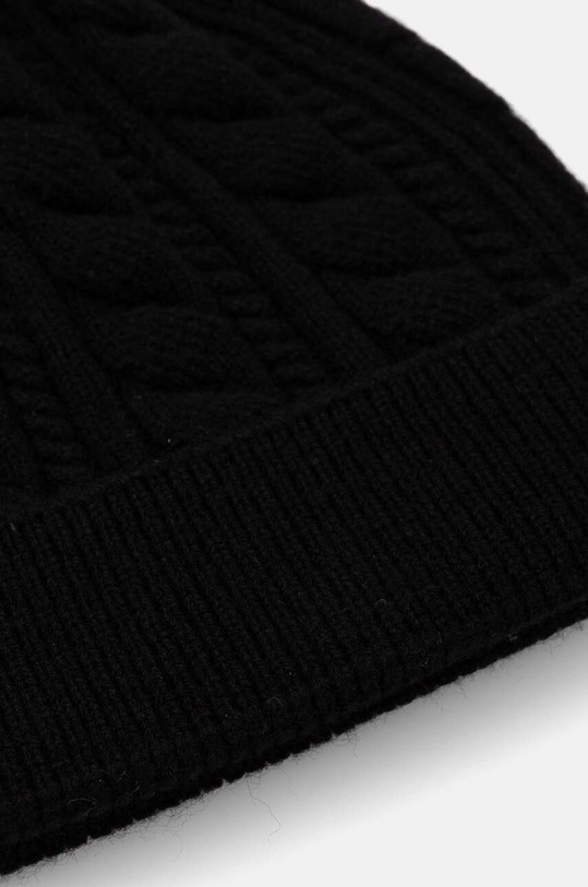 Answear.LAB czapka wełniana 9533.CMS czarny WZ24