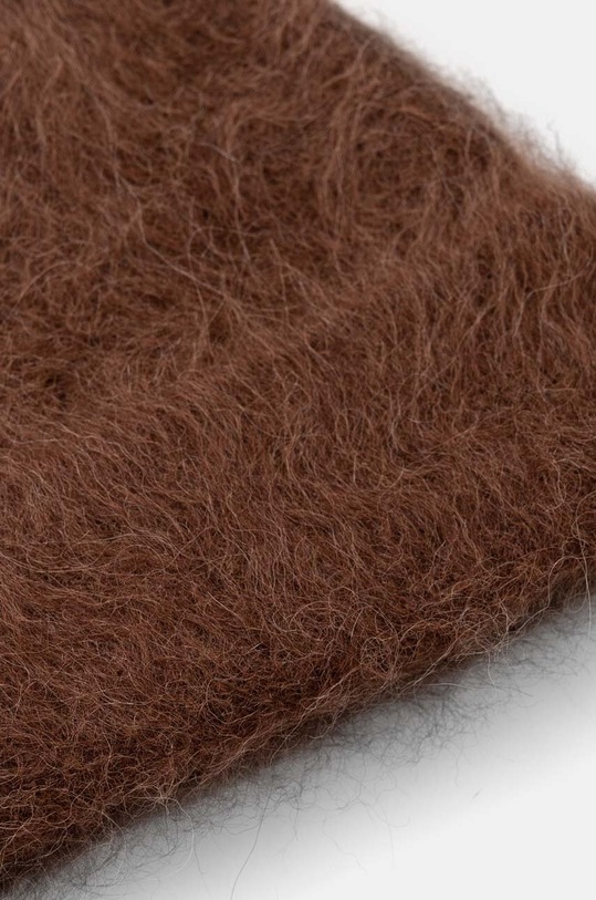 Kašmírová čepice Answear.LAB 9588.CMS hnědá WZ24