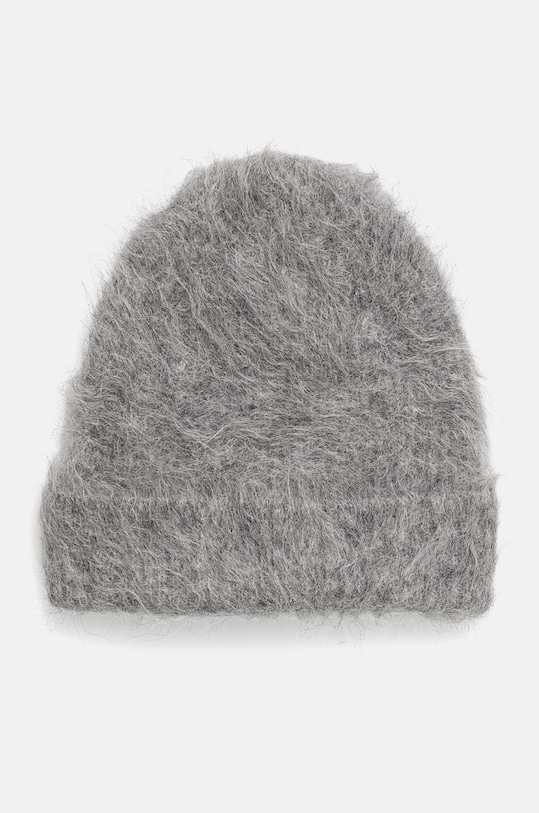 Kašmírová čepice Answear.LAB vlna šedá 9588.CMS
