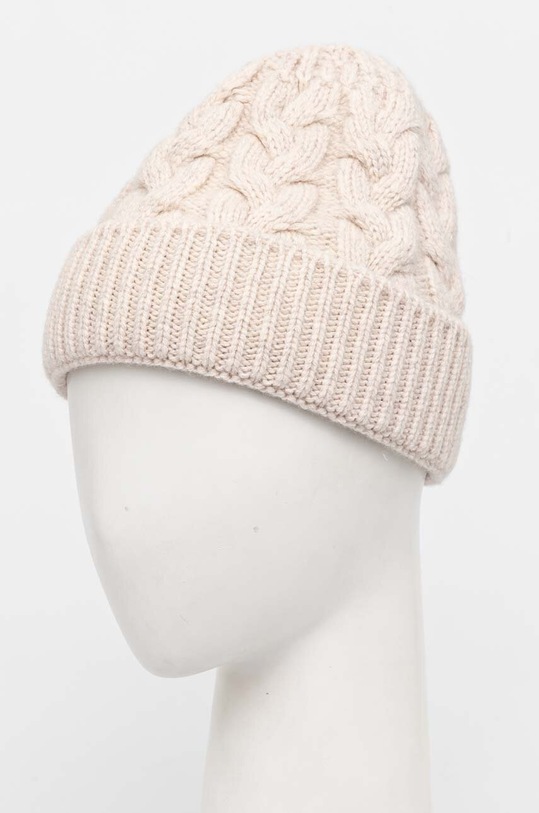 Doplnky Vlnená čiapka Answear.LAB 9644.cms béžová