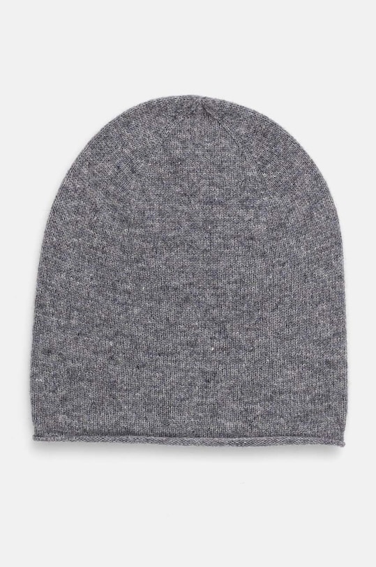Answear Lab czapka kaszmirowa wełna szary 9733.CMS