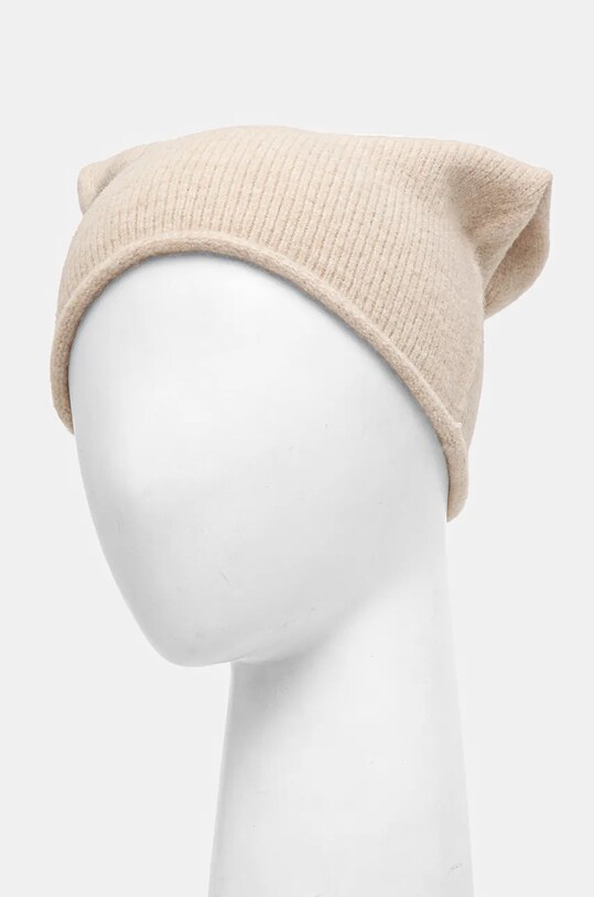 Шапка с шерстью Answear.LAB 1051.cms бежевый WZ24