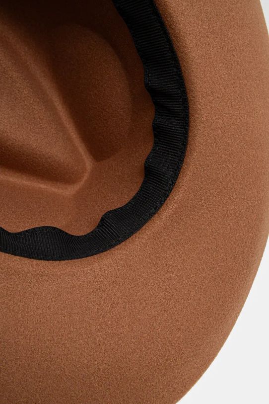 Klobouk s vlnou Answear.LAB hnědá CT628.HWK