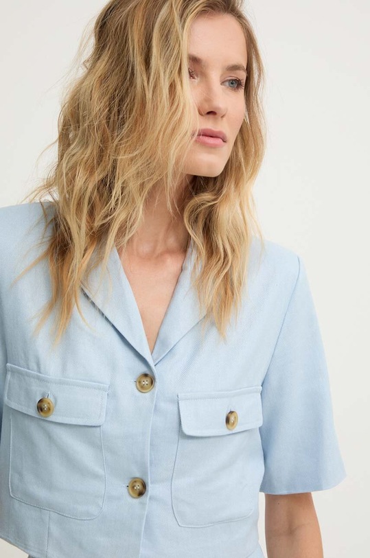 Комплект с лен Answear.LAB син 5083.IKK