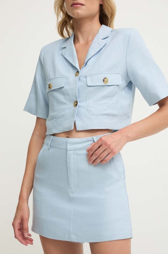 Комплект с лен Answear.LAB 5083.IKK син