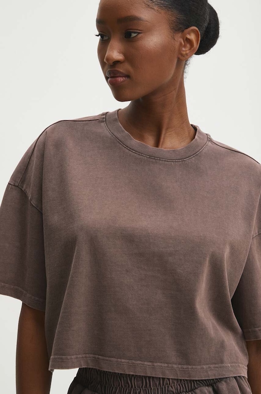 Answear Lab komplet bawełniany 0064.tjs brązowy