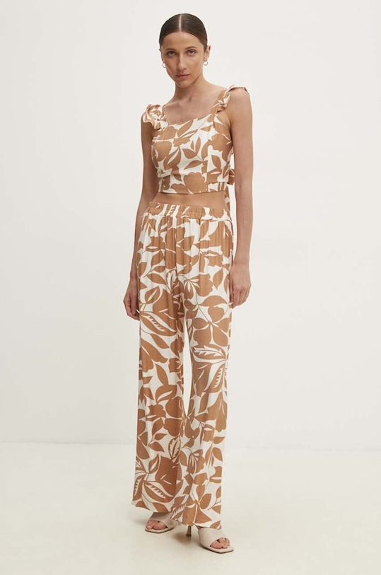 Súprava Answear.LAB látka béžová v3537.FKK