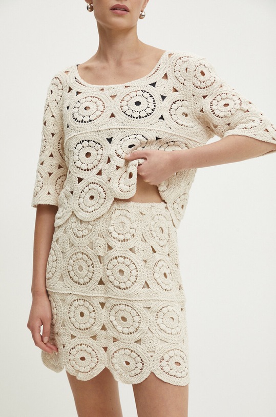 Odzież Answear.LAB komplet m58181a.wms beżowy