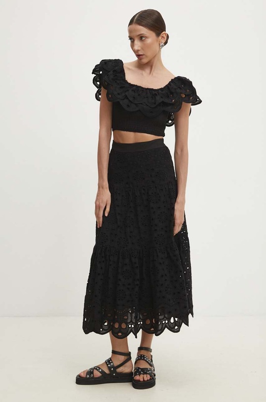 Answear.LAB pamut melegítő szett 14251.ijs fekete WZ24