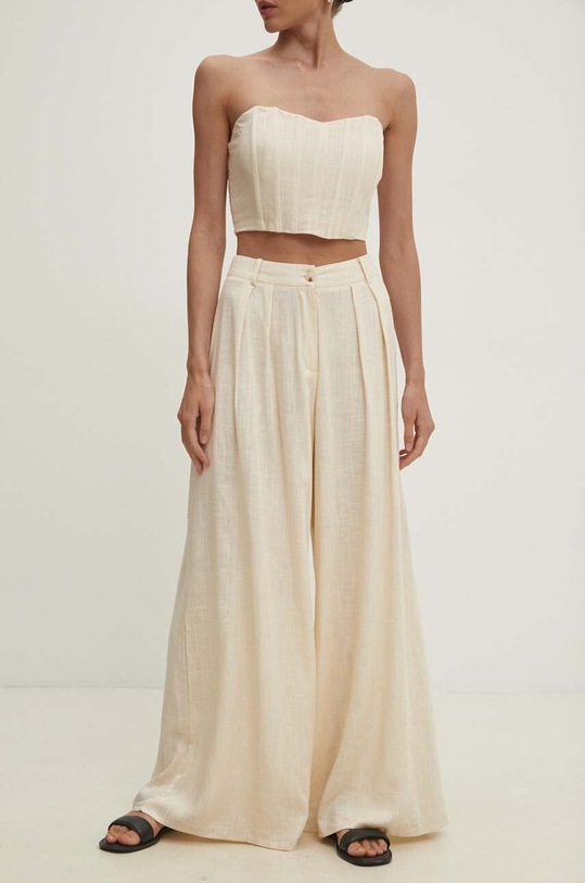 Odzież Answear.LAB komplet rs0008.IKK beżowy