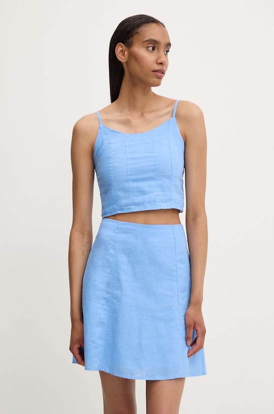 Answear Lab set de lenjerie panza albastru 5068ab.IKK