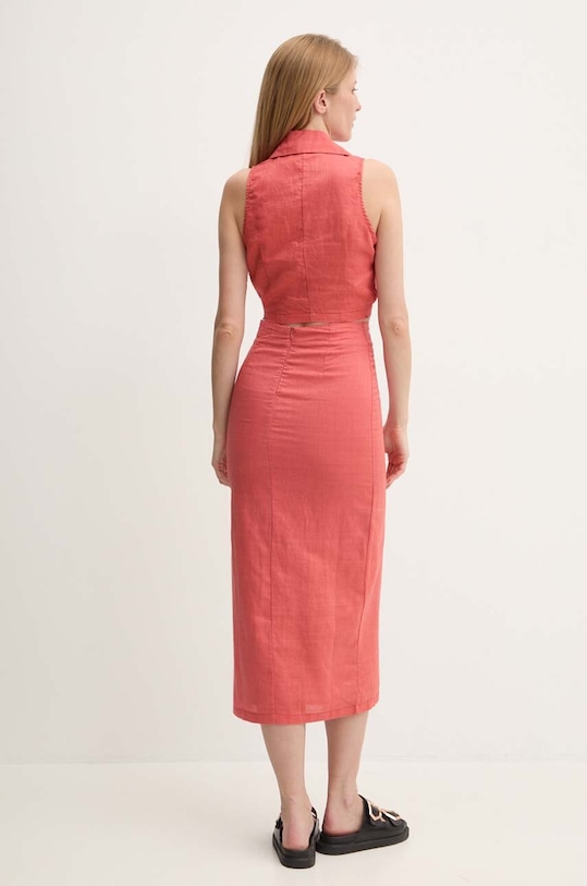 Комплект з льоном Answear.LAB 5069ab.IKK червоний WZ24